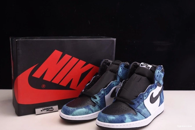 HYPE Air OG 1 Tie-Dye High CD0461-100 Jordan 0822